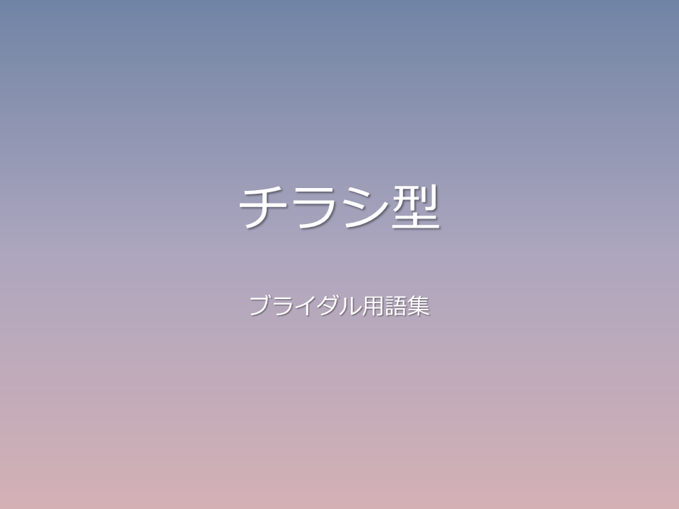 チラシ型